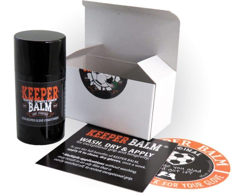 KEEPER BALM box contents with instruction card and sticker
