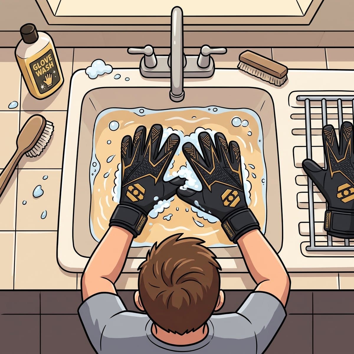 How to Clean Goalkeeper Gloves