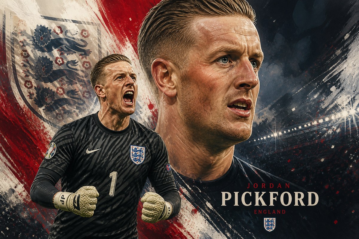 Jordan Pickford — England's Record Caps, a Bronze Medal, and the Night France Got Loose